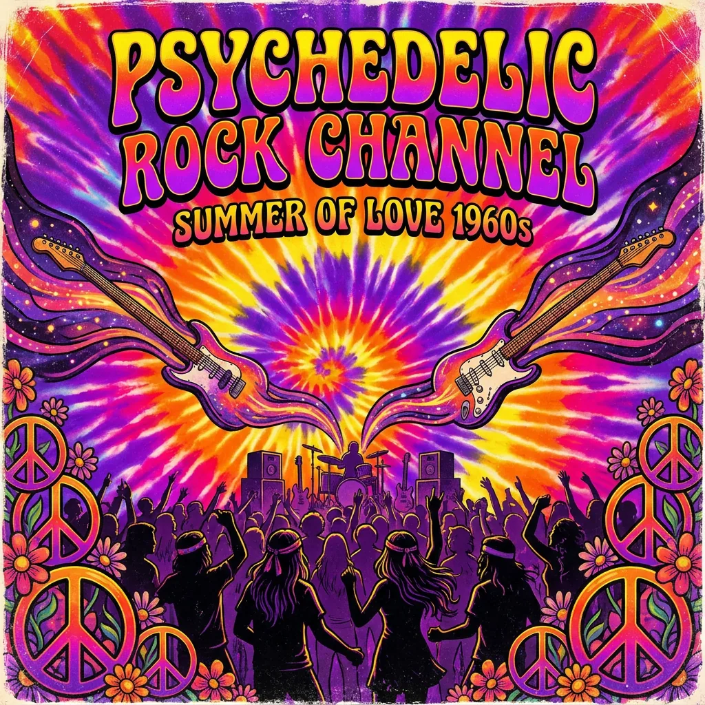 60s Psychedelic Rock channel artwork