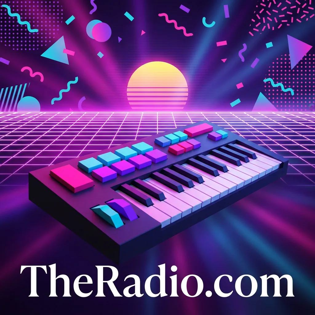 New Wave/80s channel artwork